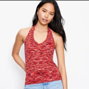 LOFT red halter top